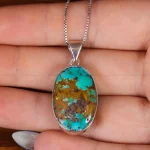 گردنبند فیروزه شجری کد 17704