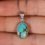 گردنبند فیروزه شجری کد 17712