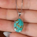 گردنبند فیروزه شجری کد 17719