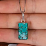 گردنبند فیروزه شجری کد 17725