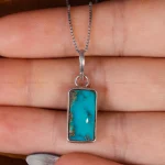 گردنبند فیروزه شجری کد 17726