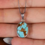 گردنبند فیروزه شجری کد 17734