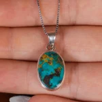 گردنبند فیروزه شجری کد 17742