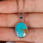 گردنبند فیروزه شجری کد 17744