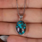 گردنبند فیروزه شجری کد 17750