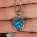 گردنبند فیروزه شجری کد 17751