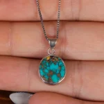 گردنبند فیروزه شجری کد 17753