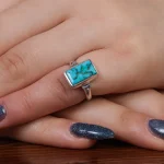 انگشتر فیروزه شجری کد 17779