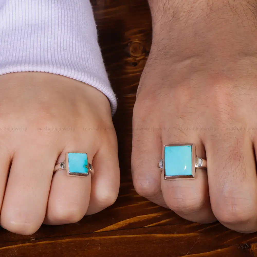 انگشتر ست فیروزه شجری کد 17788