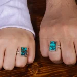 انگشتر ست فیروزه شجری کد 17791