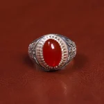 انگشتر عقیق مردانه کد 17832