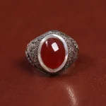 انگشتر عقیق مردانه کد 17835