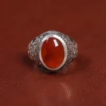 انگشتر عقیق مردانه کد 17840