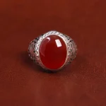 انگشتر عقیق مردانه کد 17851