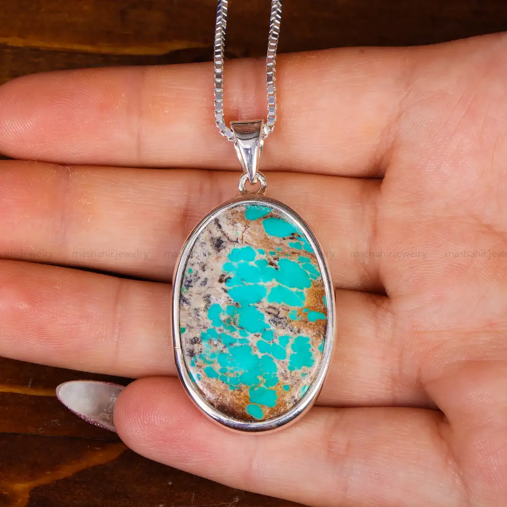 گردنبند فیروزه شجری کد 17869