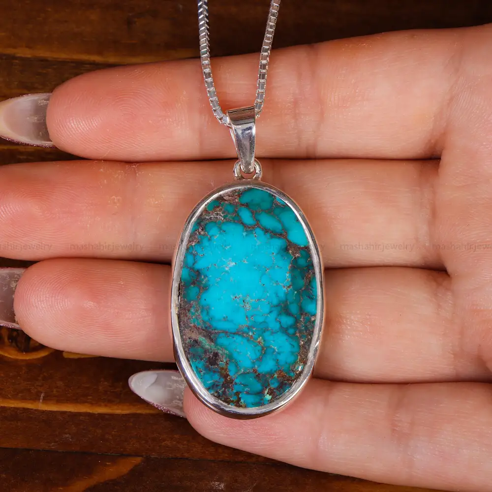 گردنبند فیروزه شجری کد 17872