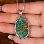 گردنبند فیروزه شجری کد 17881