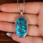 گردنبند فیروزه شجری کد 17884