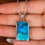 گردنبند فیروزه شجری کد 17887