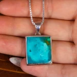 گردنبند فیروزه شجری کد 17888