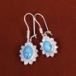 گوشواره فیروزه زنانه کد 17409