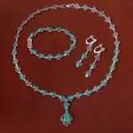 سرویس فیروزه زنانه کد 17417