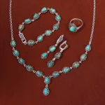 سرویس فیروزه زنانه کد 17418