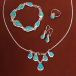 سرویس فیروزه زنانه کد 17420