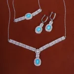 سرویس فیروزه زنانه کد 17423