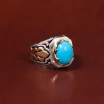 انگشتر فیروزه شجری مردانه کد 17932