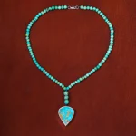 گردنبند فیروزه شجری کد 17945