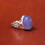 انگشتر عقیق سوسنی مردانه کد 18018