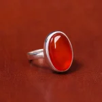 انگشتر عقیق یمن مردانه کد 18020