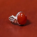 انگشتر عقیق یمن مردانه کد 18022