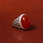 انگشتر عقیق یمن مردانه کد 18031