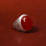 انگشتر عقیق یمن مردانه کد 18051