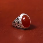 انگشتر عقیق یمن مردانه کد 18065