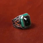 انگشتر عقیق مردانه کد 18136