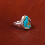 انگشتر فیروزه شجری زنانه کد 18153