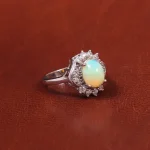 انگشتر اوپال زنانه کد 18166
