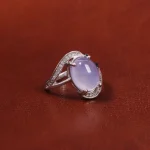 انگشتر عقیق سوسنی زنانه کد 18177