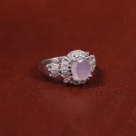 انگشتر عقیق سوسنی زنانه کد 18180