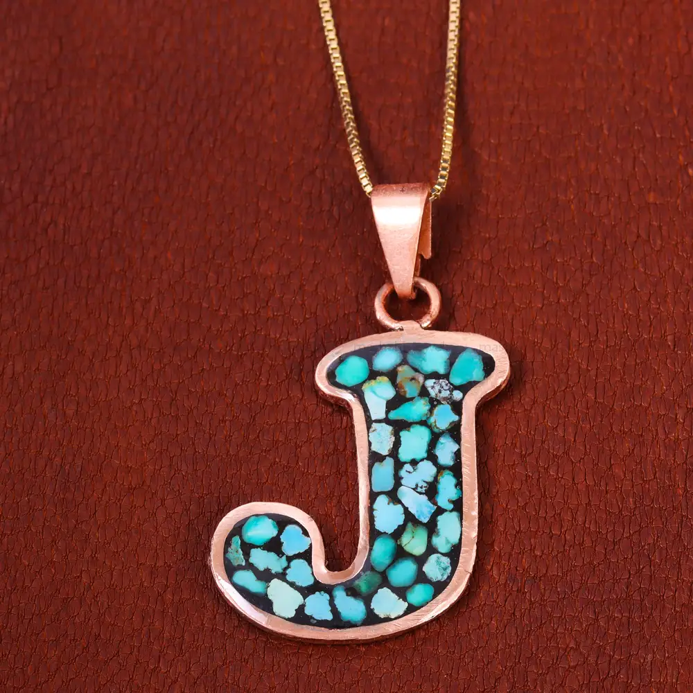 گردنبند فیروزه کوب زنانه کد 18190