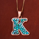 گردنبند فیروزه کوب زنانه کد 18191