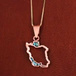 گردنبند فیروزه کوب زنانه کد 18201