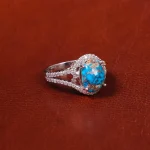 انگشتر فیروزه شجری زنانه کد 18244