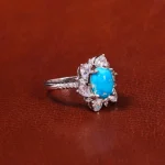 انگشتر فیروزه شجری زنانه کد 18246