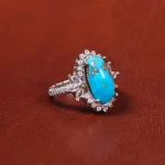 انگشتر فیروزه شجری زنانه کد 18248