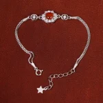 دستبند عقیق یمن زنانه کد 18256