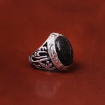 انگشتر فیروزه عجمی مردانه کد 18294